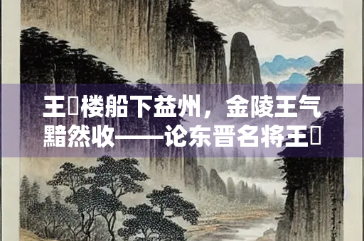 王濬楼船下益州,金陵王气黯然收——论东晋名将王濬的楼船之战 王濬楼船下益州,金陵王气黯然收——论东晋名将王濬的楼船之战