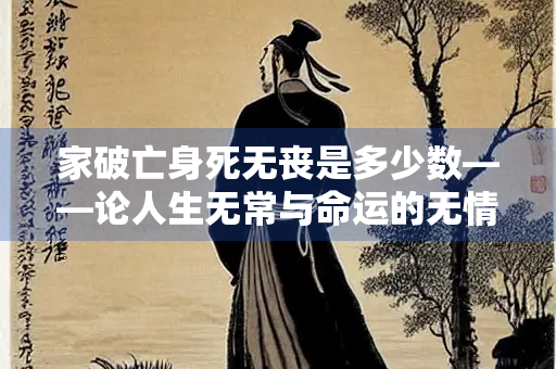 家破亡身死无丧是多少数——论人生无常与命运的无情