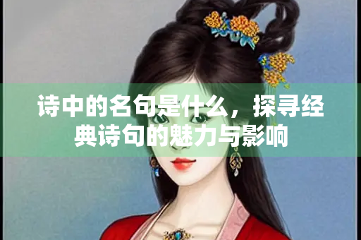诗中的名句是什么，探寻经典诗句的魅力与影响