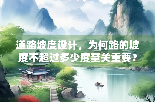 道路坡度设计，为何路的坡度不超过多少度至关重要？
