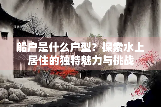 船户是什么户型？探索水上居住的独特魅力与挑战