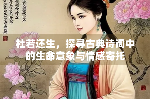 杜若还生，探寻古典诗词中的生命意象与情感寄托