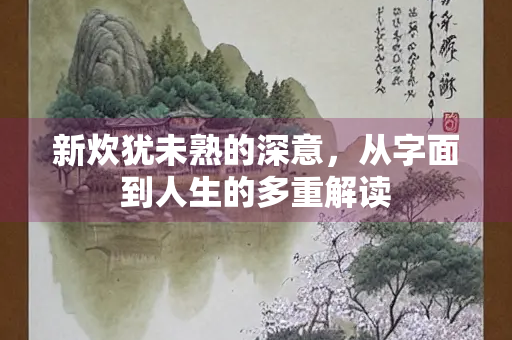 新炊犹未熟的深意，从字面到人生的多重解读