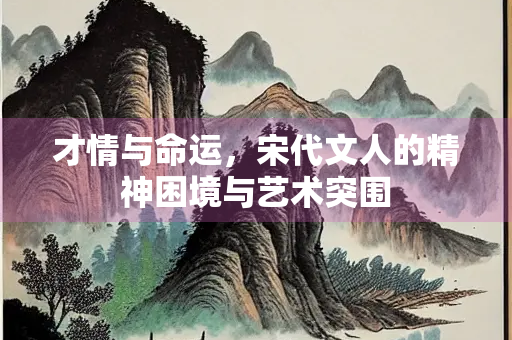 才情与命运，宋代文人的精神困境与艺术突围
