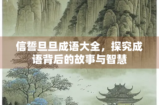 信誓旦旦成语大全，探究成语背后的故事与智慧