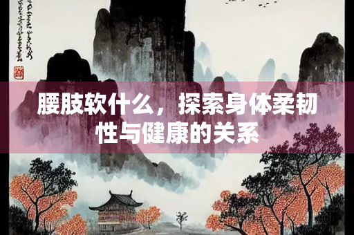 腰肢软什么，探索身体柔韧性与健康的关系