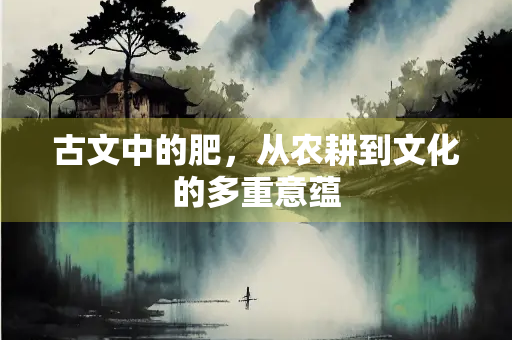 古文中的肥，从农耕到文化的多重意蕴