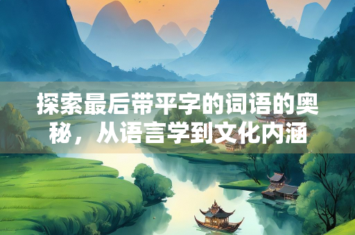 探索最后带平字的词语的奥秘，从语言学到文化内涵