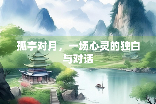 孤亭对月，一场心灵的独白与对话
