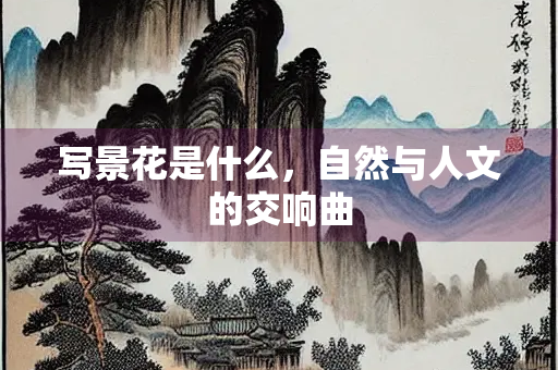 写景花是什么，自然与人文的交响曲