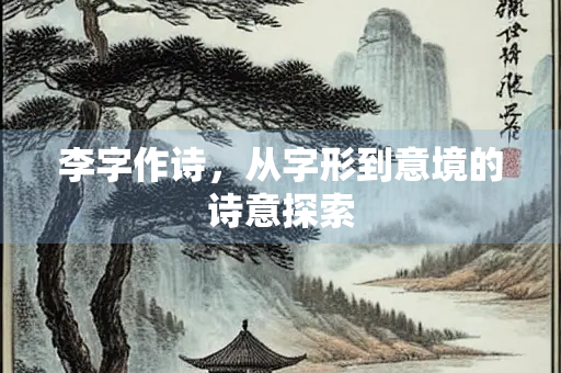 李字作诗，从字形到意境的诗意探索
