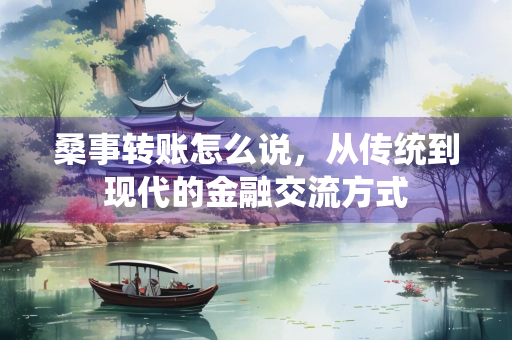 桑事转账怎么说，从传统到现代的金融交流方式