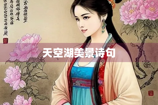 天空湖美景诗句
