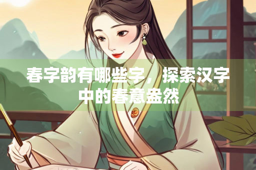 春字韵有哪些字，探索汉字中的春意盎然