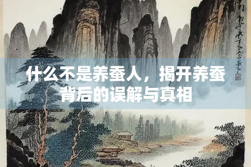 什么不是养蚕人,揭开养蚕背后的误解与真相 什么不是养蚕人,揭开养蚕背后的误解与真相