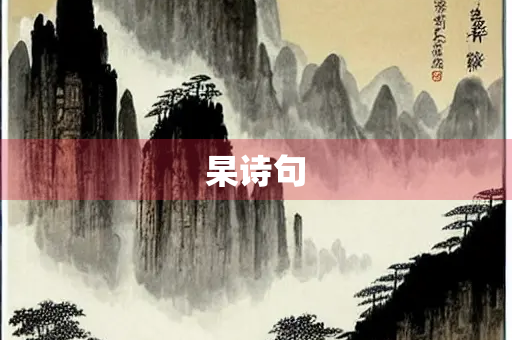 杲诗句