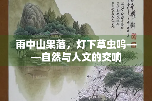 雨中山果落，灯下草虫鸣——自然与人文的交响
