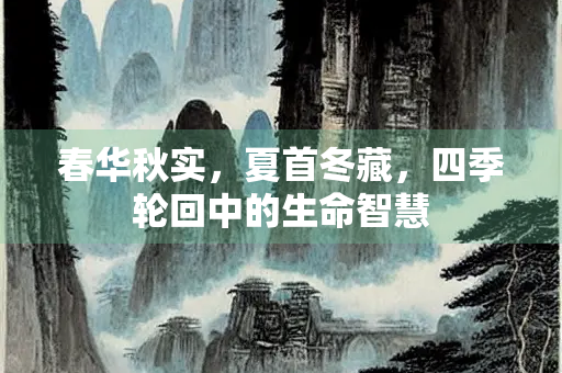 春华秋实，夏首冬藏，四季轮回中的生命智慧