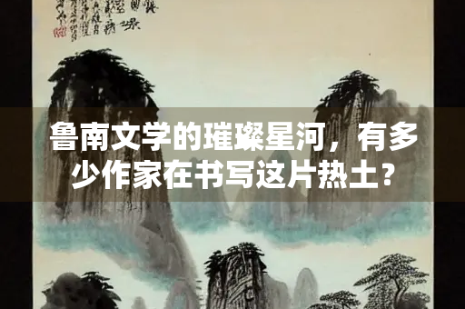鲁南文学的璀璨星河，有多少作家在书写这片热土？
