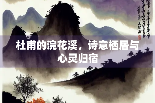 杜甫的浣花溪，诗意栖居与心灵归宿