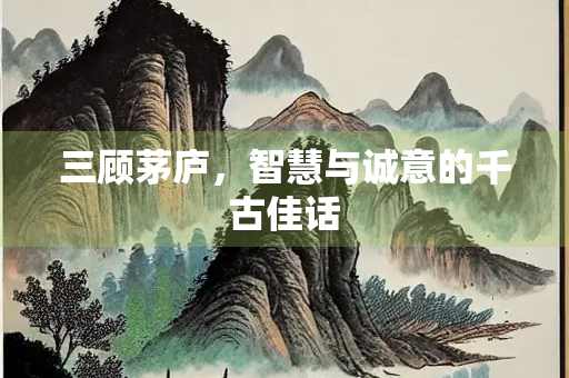 三顾茅庐，智慧与诚意的千古佳话