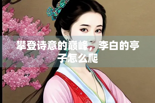 攀登诗意的巅峰，李白的亭子怎么爬
