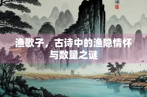 渔歌子，古诗中的渔隐情怀与数量之谜