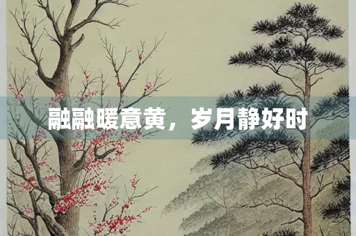 融融暖意黄，岁月静好时