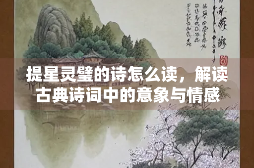 提星灵璧的诗怎么读，解读古典诗词中的意象与情感