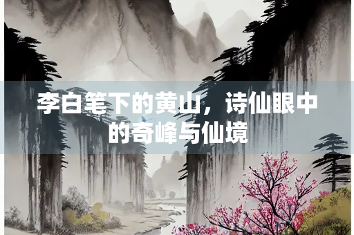 李白笔下的黄山，诗仙眼中的奇峰与仙境