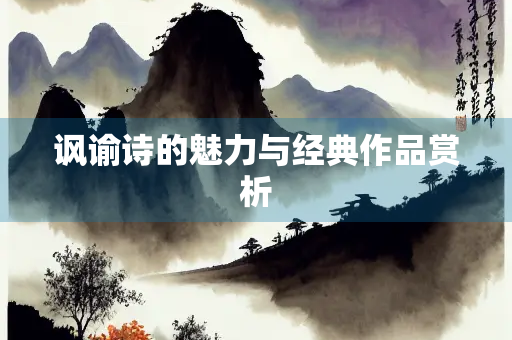 讽谕诗的魅力与经典作品赏析