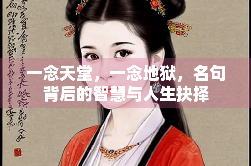一念天堂，一念地狱，名句背后的智慧与人生抉择