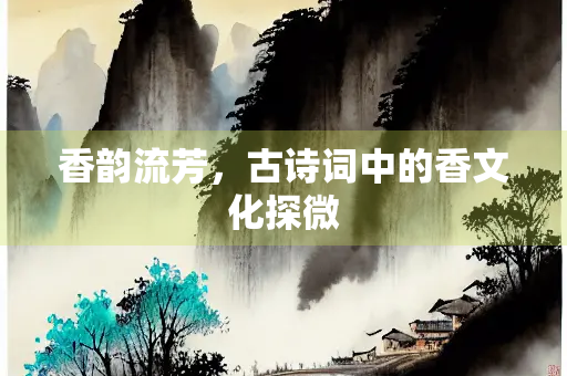 香韵流芳,古诗词中的香文化探微 香韵流芳,古诗词中的香文化探微