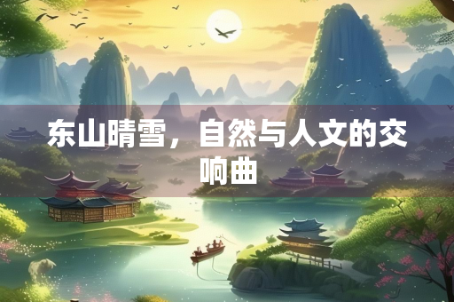 东山晴雪，自然与人文的交响曲