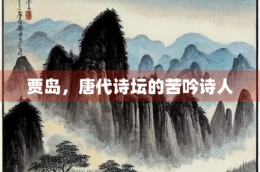 贾岛，唐代诗坛的苦吟诗人