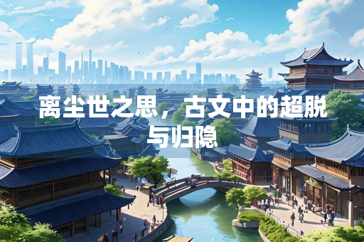 离尘世之思，古文中的超脱与归隐