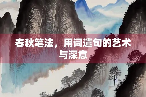 春秋笔法，用词遣句的艺术与深意