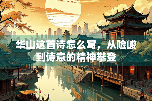 华山这首诗怎么写，从险峻到诗意的精神攀登