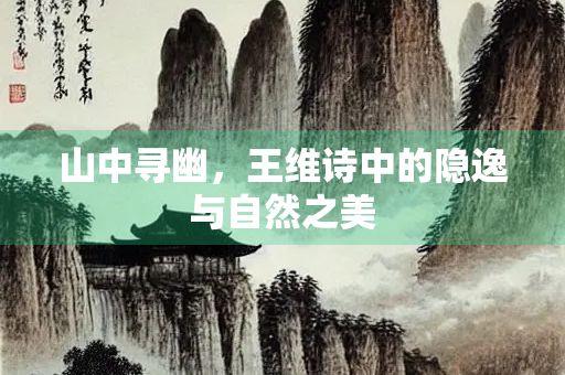 山中寻幽，王维诗中的隐逸与自然之美