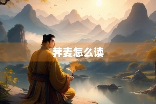 荠麦怎么读