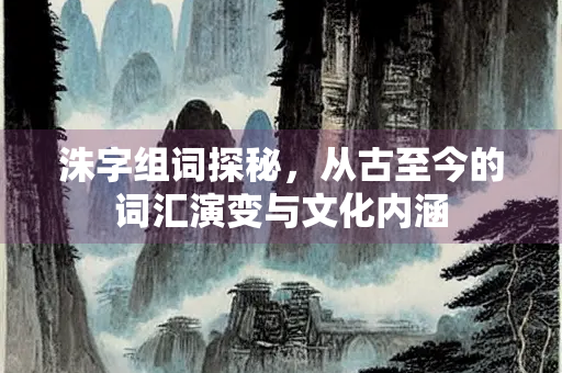 洙字组词探秘，从古至今的词汇演变与文化内涵