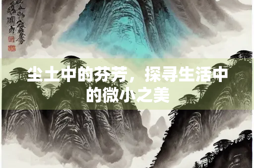 尘土中的芬芳，探寻生活中的微小之美