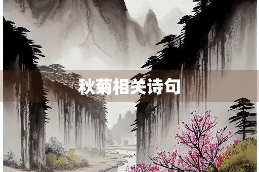 秋菊相关诗句