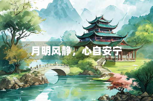 月明风静，心自安宁