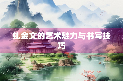 虬金文的艺术魅力与书写技巧