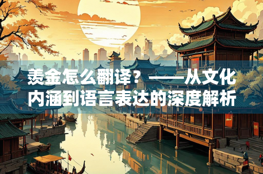 羡金怎么翻译？——从文化内涵到语言表达的深度解析