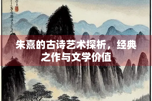 朱熹的古诗艺术探析，经典之作与文学价值