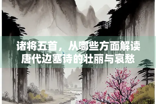 诸将五首，从哪些方面解读唐代边塞诗的壮丽与哀愁