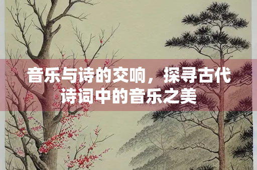音乐与诗的交响，探寻古代诗词中的音乐之美