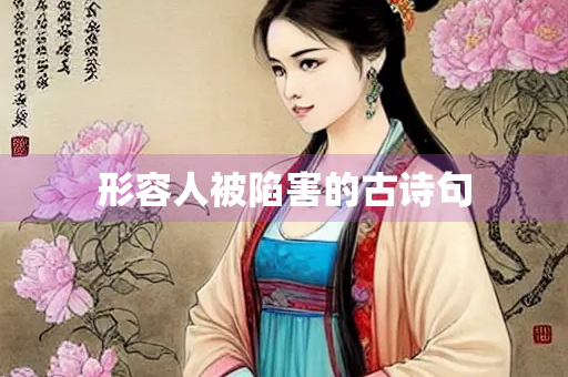 形容人被陷害的古诗句